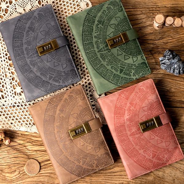 Mayan Pattern Lock Journal