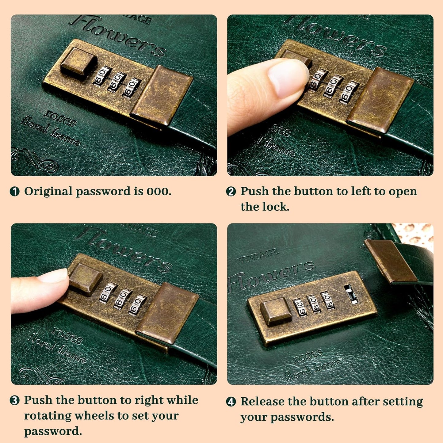 VINTAGE LOCK DIARY